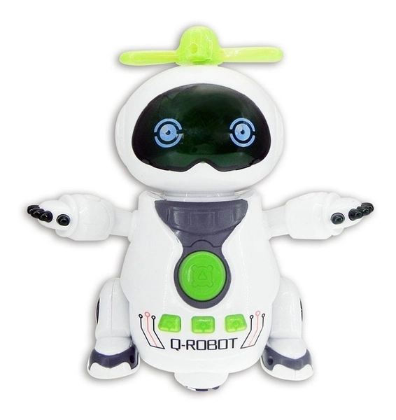 Robot Gira 360 Grados Con Musica Luz Y Movimientos Original