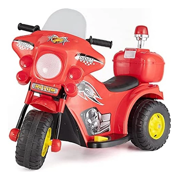 Moto A Batería 3 Ruedas 6v Luces Y Sonidos Hasta 25 Kg