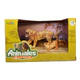Playsets Animales De La Selva Pack X 2 Original Wabro