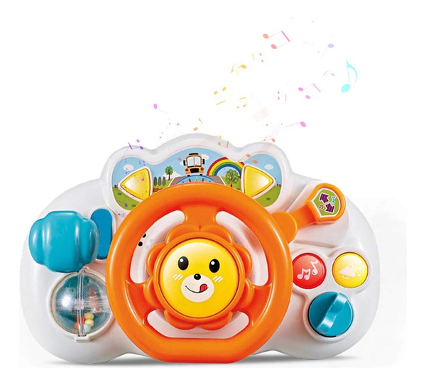 Volante Infantil Didáctico Con Luz Y Sonido Para Bebés