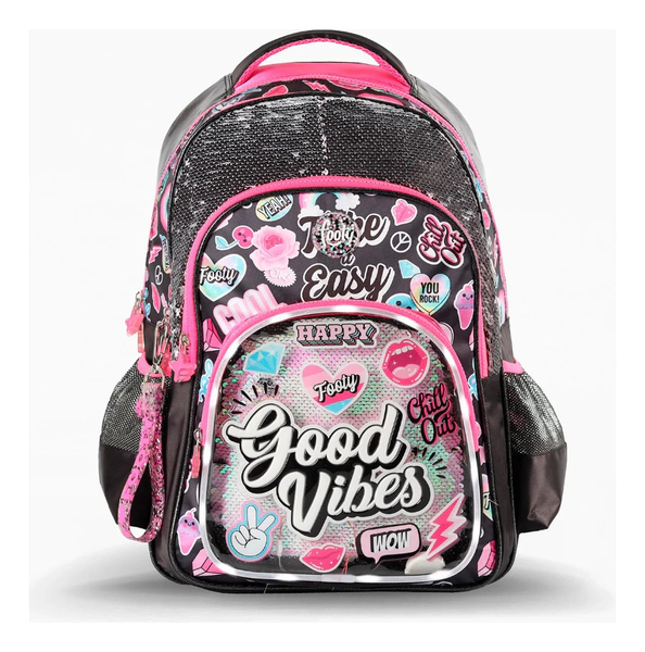 Mochila Escolar Footy Led Capacidad De 18l Modelo F2123