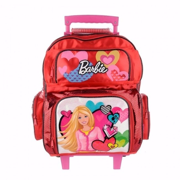 Mochila De Barbie Con Carrito 18 Pulgadas Mattel