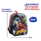 Mochila Escolar Spiderman Villanos Espalda 12 Pulgadas Wabro