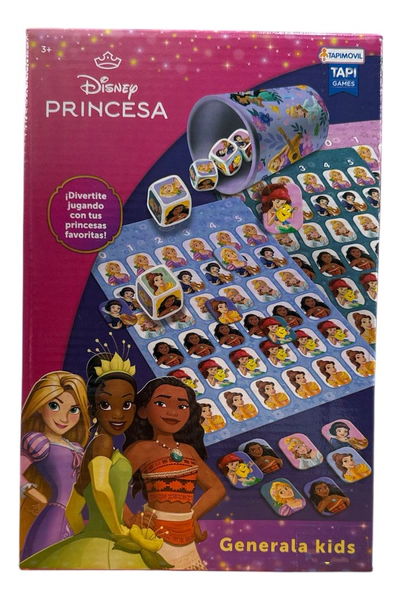 Juego De Mesa Generala Kids Princesas Disney Tapimovil