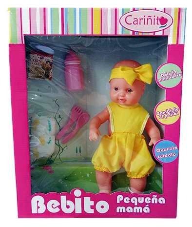 Pequeña Mamá Bebito Cariñito Muñeca Juguete Nenas
