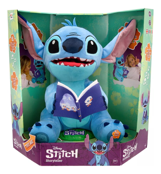 Muñeco Stich Storyteller Cuentos Interactivos 39cm Con Luz