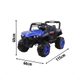 Jeep Estilo Arenero Auto A Bateria 12v Control Remoto Y Usb AZUL