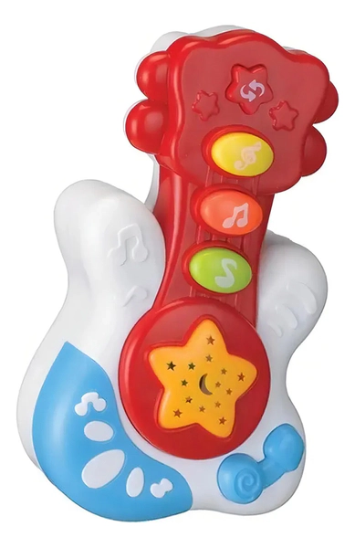 Guitarra Musical Con Luz Y Sonido Juguete Bebe Didáctico