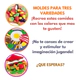 Set Masas Moldeables Comida Desayuno Colorido Magic Dough