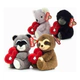Peluche Hipoalergenico De Animales Con Corazon De 25cm