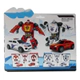 Transformers Robot Policia Y Robot Bombero 2 En 1