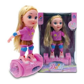 Muñeca Patina Hoverboard Gira 360° Luz Sonidos Original
