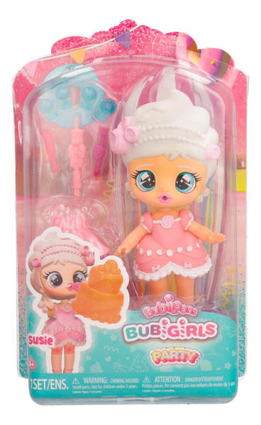 Muñeca Bubiloons Bubigirls Party Sopla Burbujas Accesorios