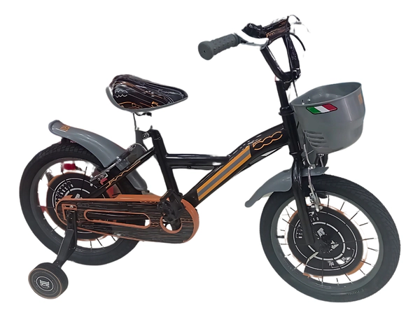 Bicicleta Retro Infantil R16 C/ Canasto Fiat 500 Cinquecento