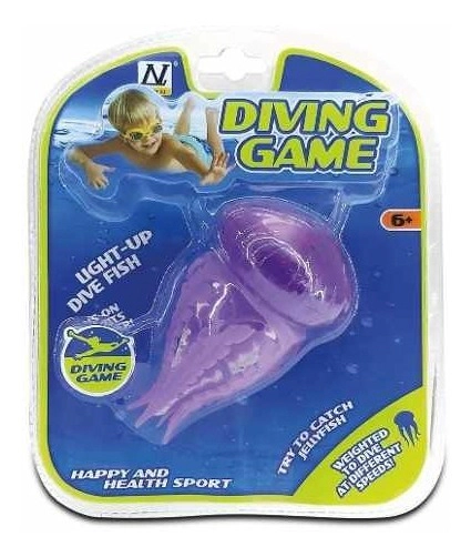 Atrapa A La Medusa Nada En El Agua Juego Para Pileta Con Luz