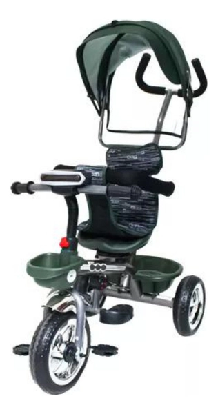 Triciclo Infantil Bebe Asiento Gira 360 C/manija Direccional