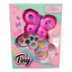 Maquillaje Infantil Tiny Glitter Mariposa X2 Divisiones Caja