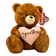 Peluche De Oso Sentado Con Corazon 25cm De Altura