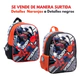Mochila Escolar Spiderman Venom De Espalda 12' Surtido