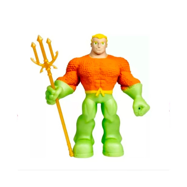 Muñeco Antiestrés Wabro Monster Flex Dc Aquaman Estirable
