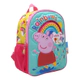 Mochila Escolar Peppa Pig Arcoiris Espalda 12 Surtida Wabro