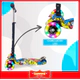 Monopatin Plegable 3 Ruedas Graffiti Luz Y Sonido Ref C