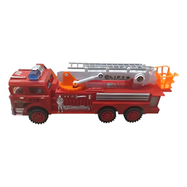 Camion De Bomberos Con Radio Control Diseño Color Rojo