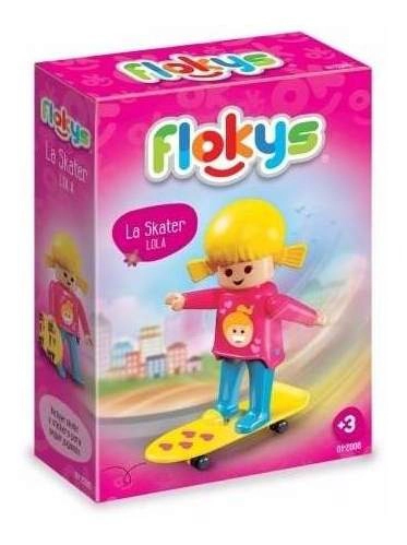 Flokys Muñeco La Skater Juego Original De Dimare
