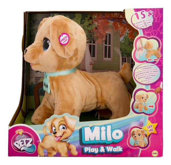 Milo Perro Interactivo Camina Con Sensor Y Sonidos Nextpoint