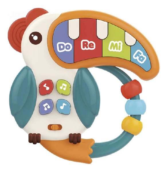 Mini Piano Tucán Con Luces Y Sonidos Benic Baby