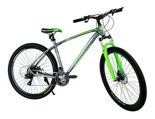 Bicicleta Rod29 Lamborghini Aluminio Shimano 21c M Gri/verd