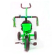 Triciclo Con Timbre Y Manija Direccional Doble Canasto VERDE