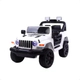 Auto Jeep A Batería 12v Control Remoto Luz Música Giro BLANCO
