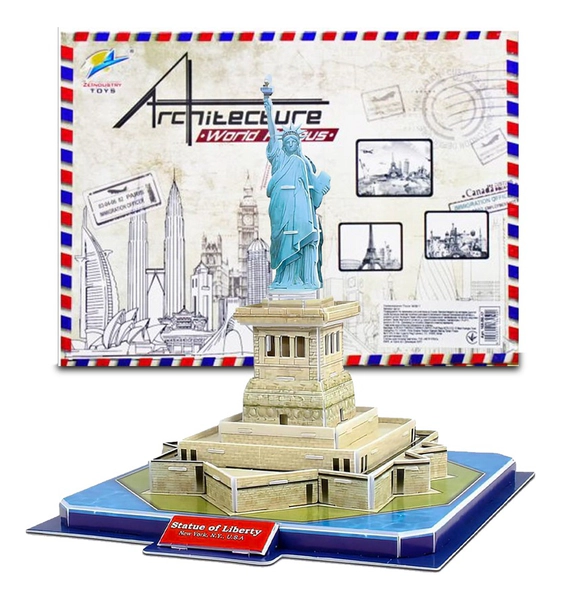 Puzzle 3d De La Estatua De La Libertad Juego De Mesa
