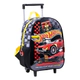 Mochila Escolar Hot Wheels Con Carro 12 Red Cars Surtido
