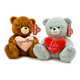 Peluche De Oso Sentado Con Corazon 25cm De Altura