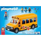 Playmobil City Autobús De Transporte Escolar A Batería C/luz