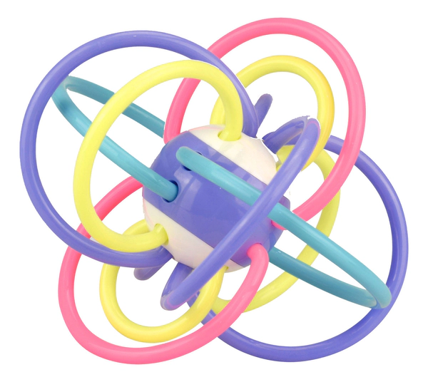 Sonajero De Silicona De Mano Para Bebé Suave Dentición