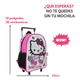 Mochila Escolar Hello Kitty Grafiti Con Carro 12' Wabro