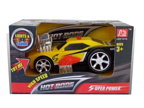Auto A Pilas Hot Road Con Luz Y Sonido