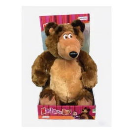 Peluche Coleccionable Oso Masha Y El Oso 45 Cm Tapimovil