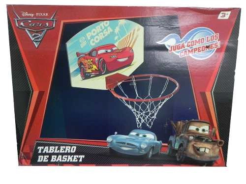 Aro De Basket Con Tablero Cars 2 Original C/licencia Disney