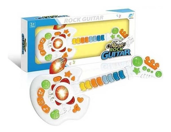 Guitarra Eléctrica Musical Niños Con Luces Y Sonido