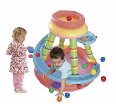 Pelotero Inflable Para Niños Pista De Pelotas Ok Baby