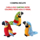 Peluche Loro Hola Lolo Repite Lo Que Dices Multicolor