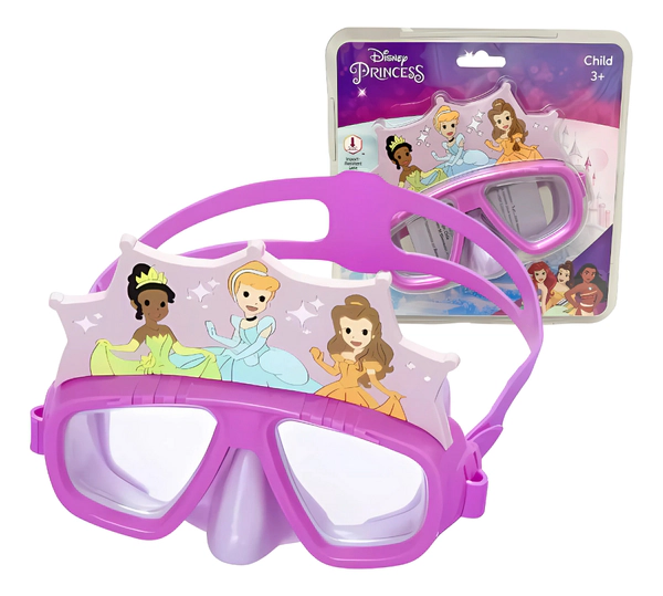 Mascara De Buceo Pileta Princesas Disney Rosa Bestway