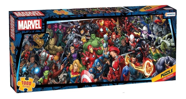 Rompecabezas Superhéroes Marvel 1000 Piezas Premium 1 Metro