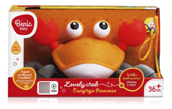 Cangrejo De Juguete Compañero De Arrastre Con Movimiento