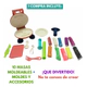 Set Masas Moldeables Hamburguesa Parrilla Magic Dough C/ Acc