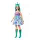 Barbie Fantasía Unicornio Falda De Ensueño Azul Mattel